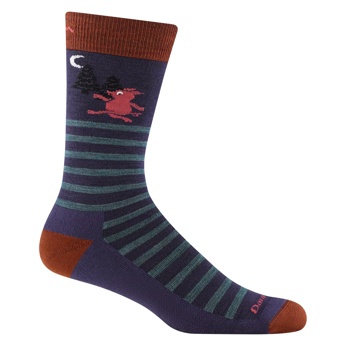 Men&#39;s Wild Life Crew Cushion Lightweight Lifestyle Socks