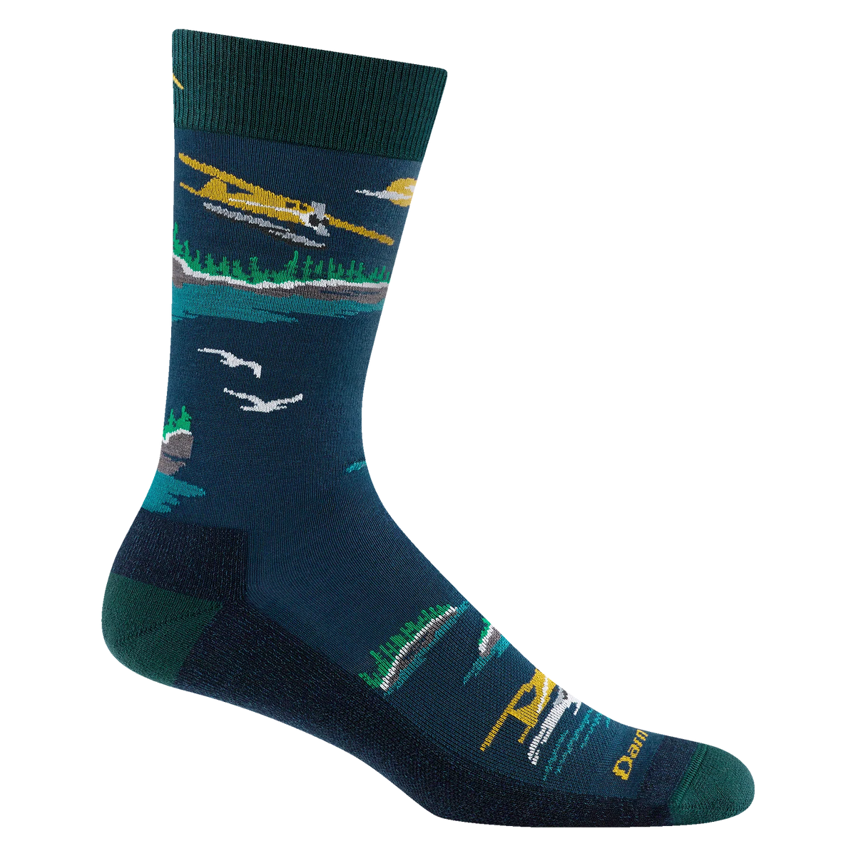 Men&#39;s Float Boat Crew Cushion Cushion Lightweight Lifestyle Socks