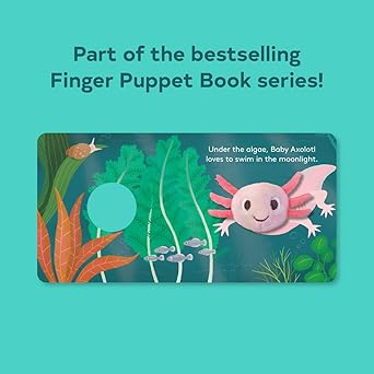 Baby Axolotl Finger Puppet Board Book