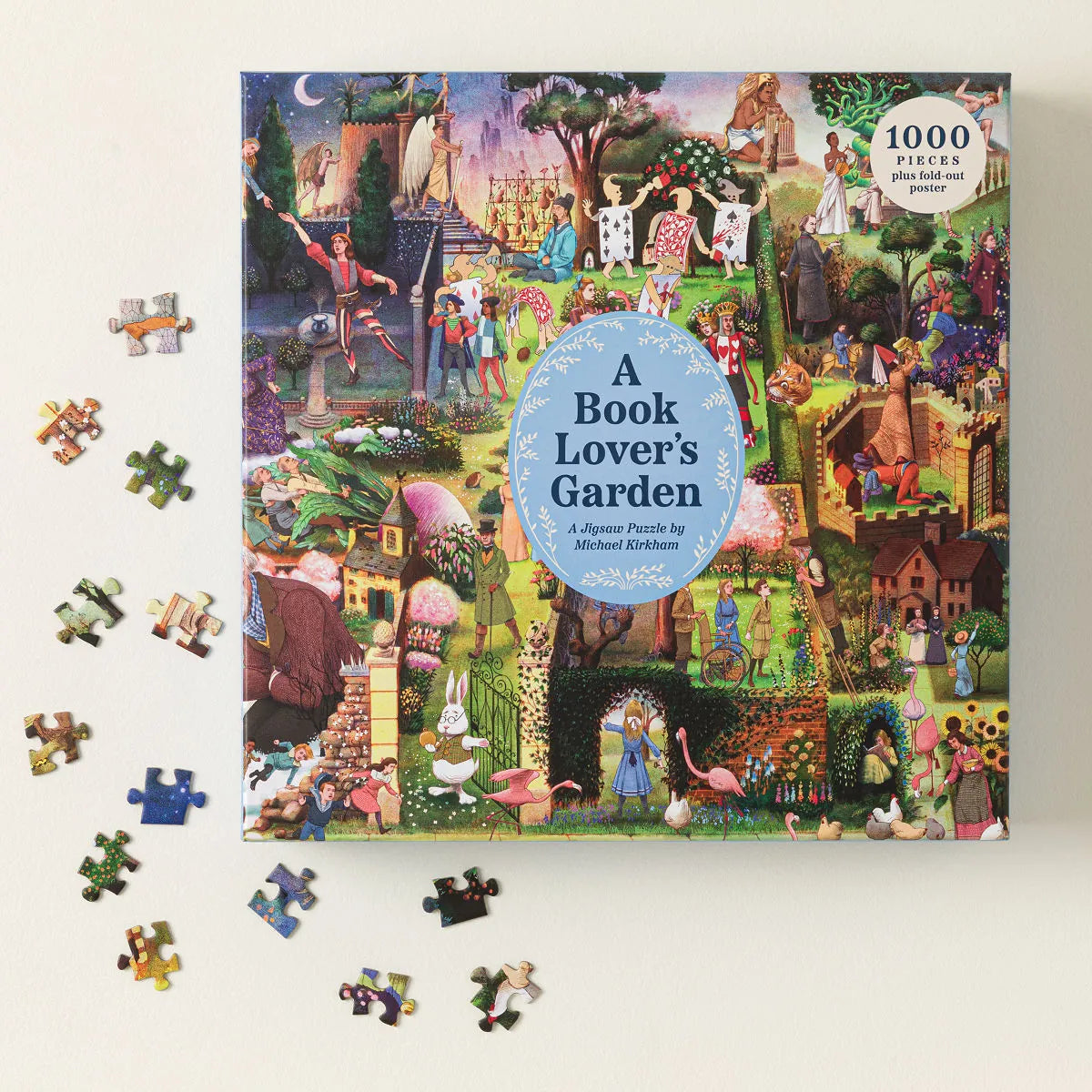 A Book Lover's Garden 1000 Pc Puzzle
