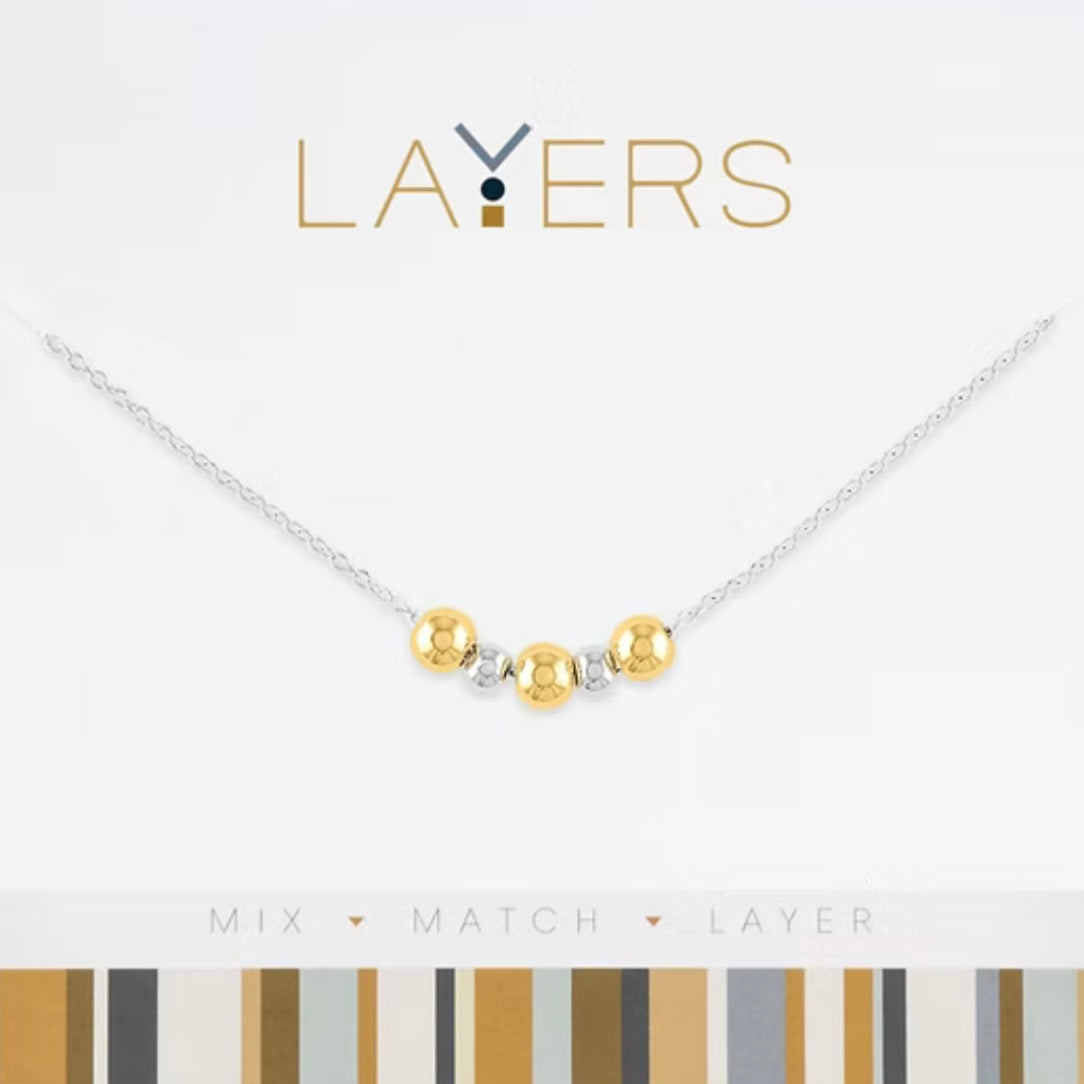 Silver Layers Necklace