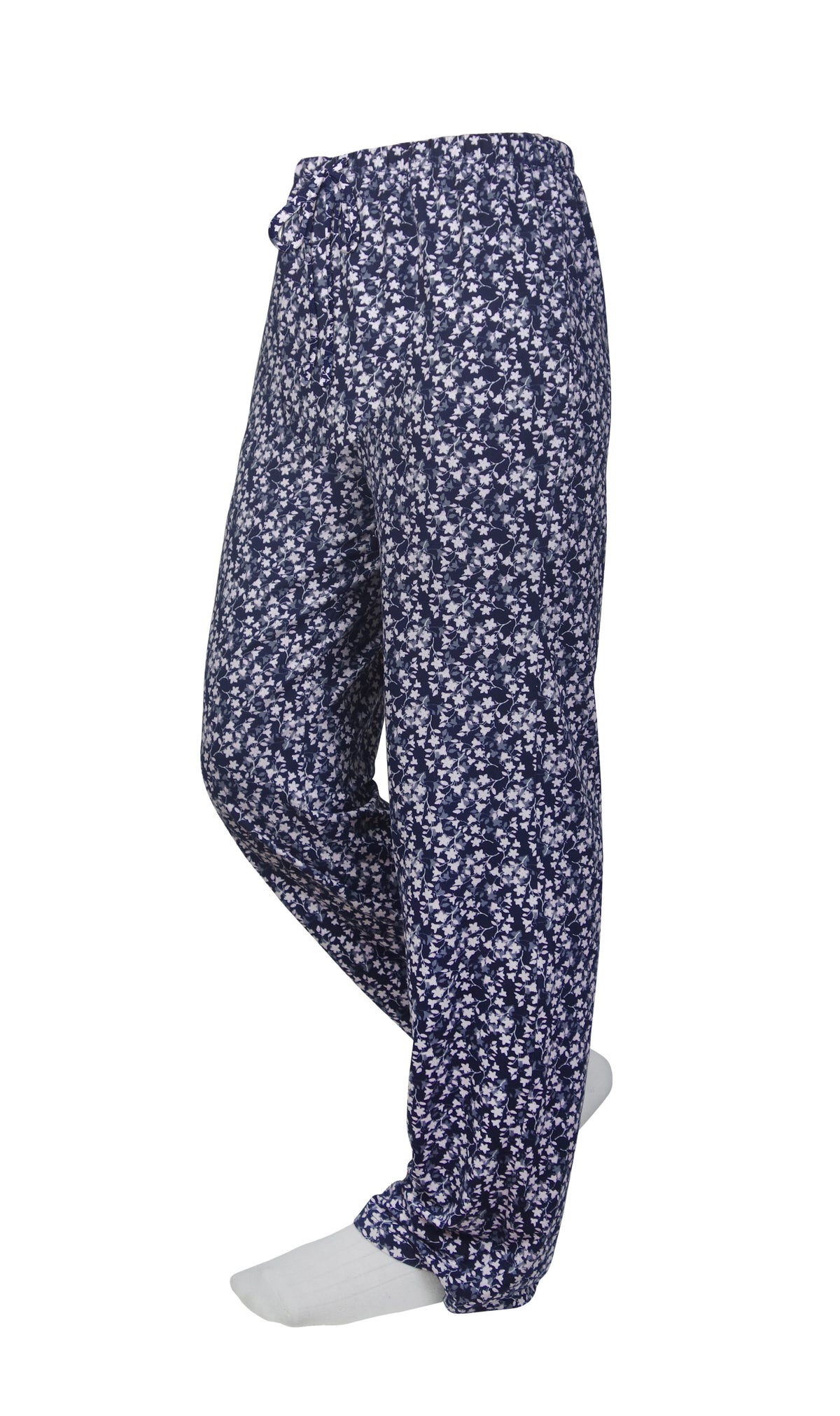 Navy & Pink Floral Lounge Pants