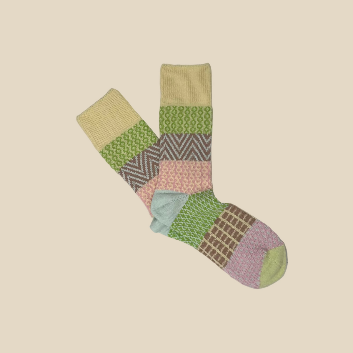 Spring Gallery Crew Socks