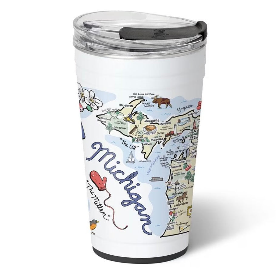 Swig Michigan Party Cup 24oz