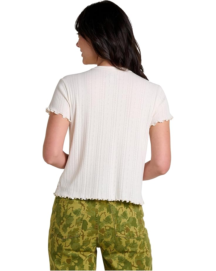 Foothill Pointelle SS Baby Tee