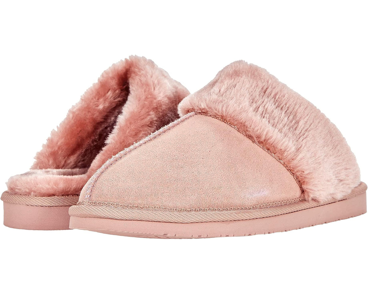 Minnetonka Blush Chesney Slip On Slippers