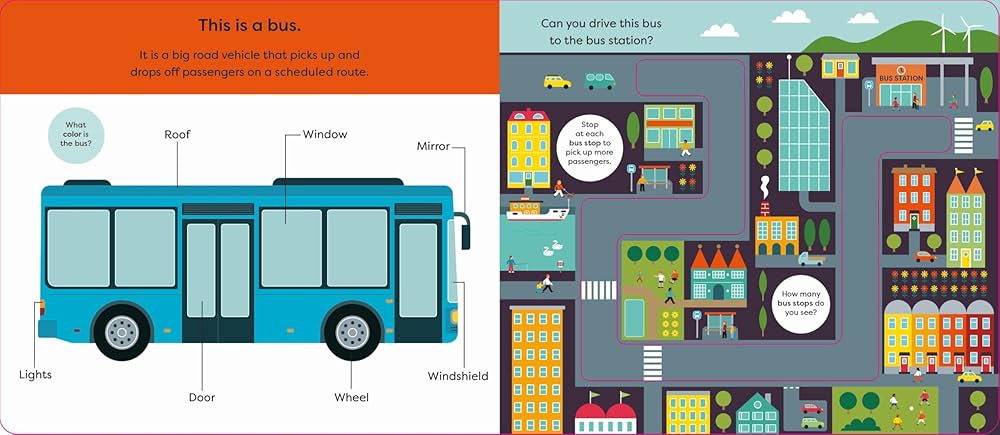 Make Tracks In The City Board Book