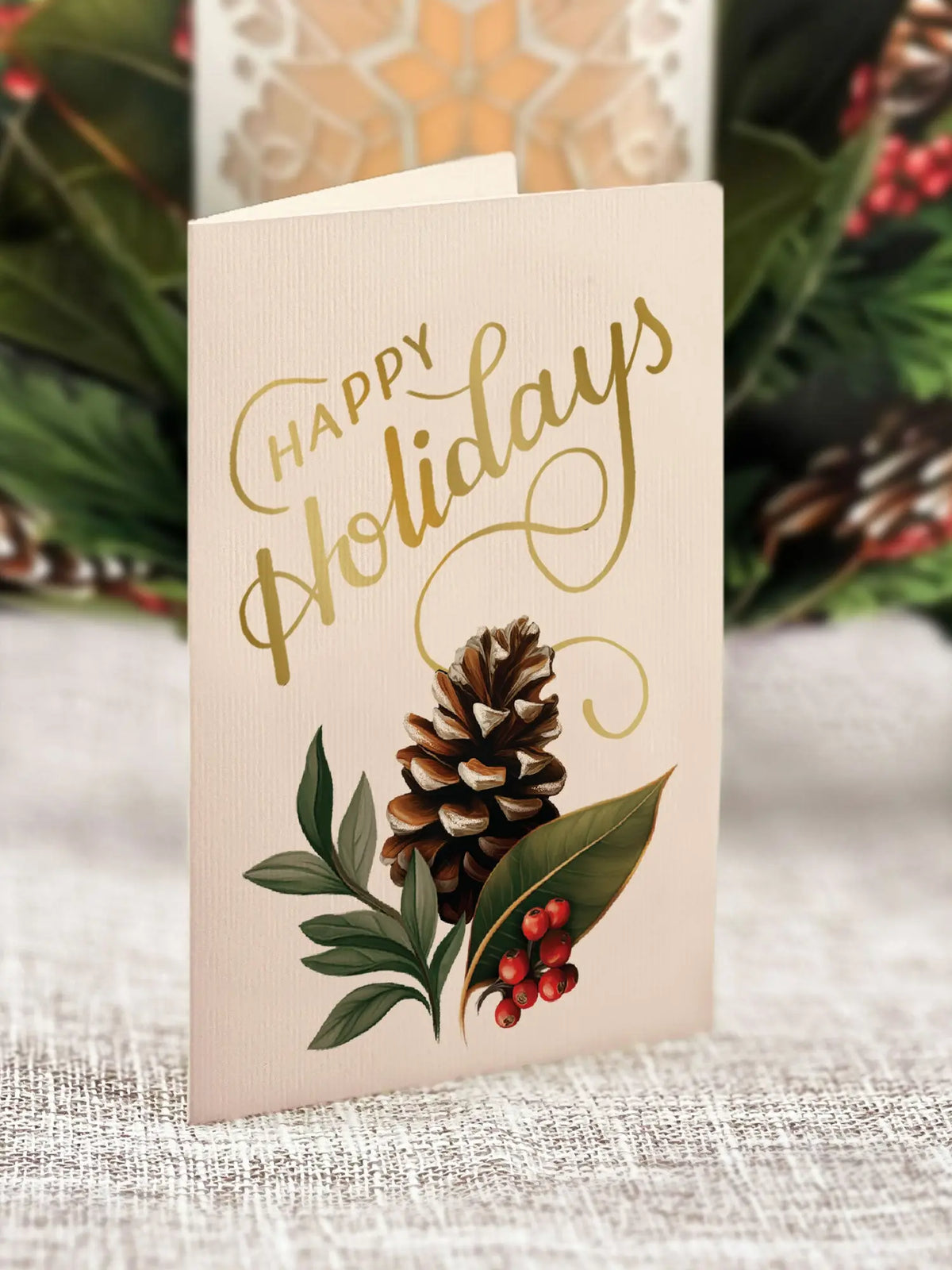 Light-Up Holiday Decor Pop-Up Card