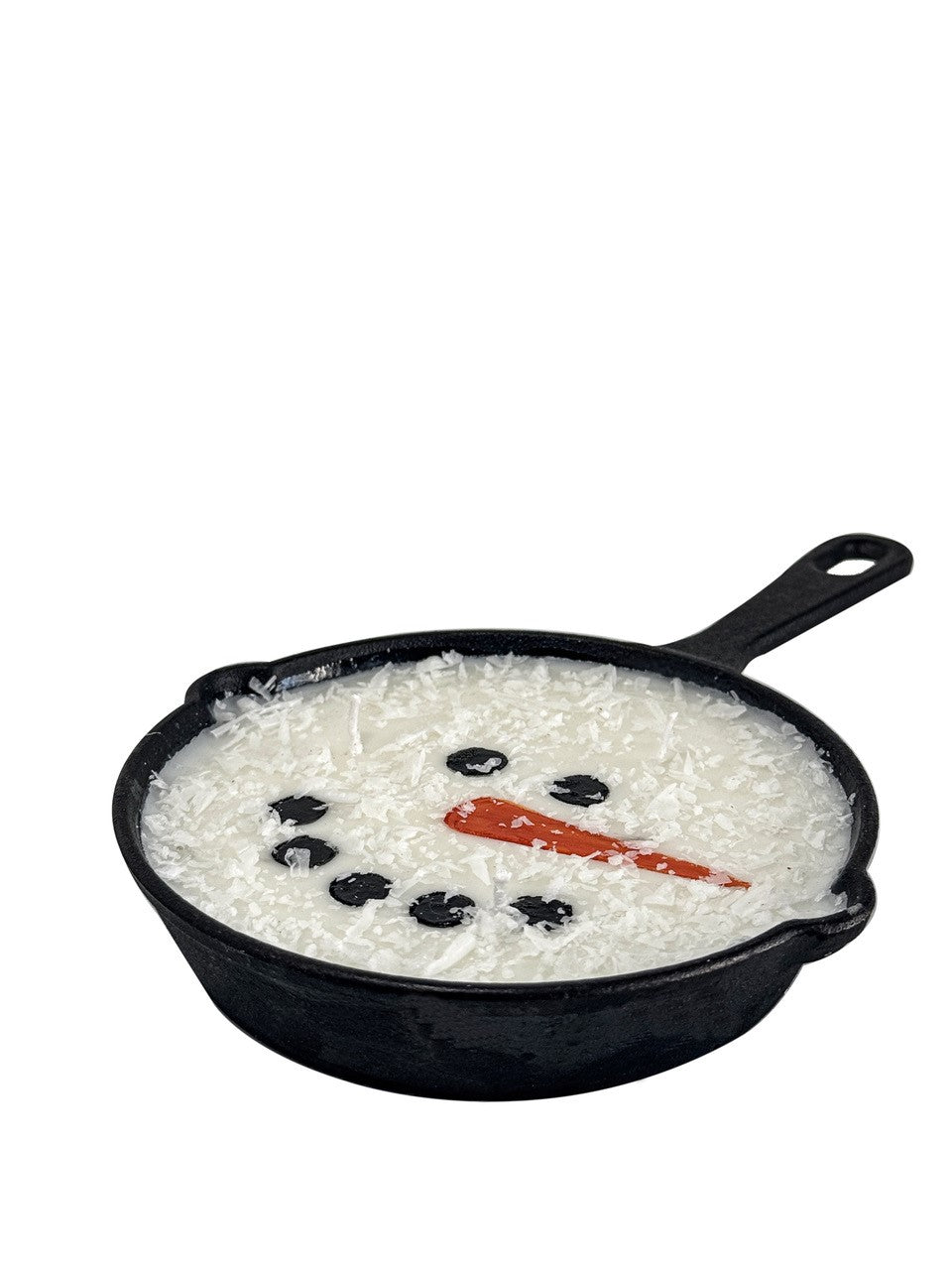 Snowman Skillet Art Candle - 7oz