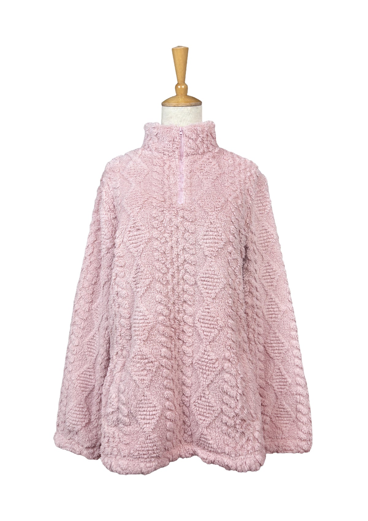 London Sherpa Pullover - Blush