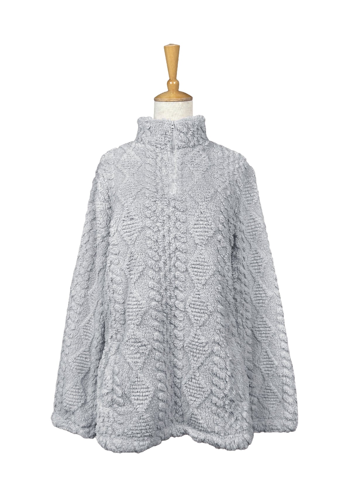 London Sherpa Pullover - Grey