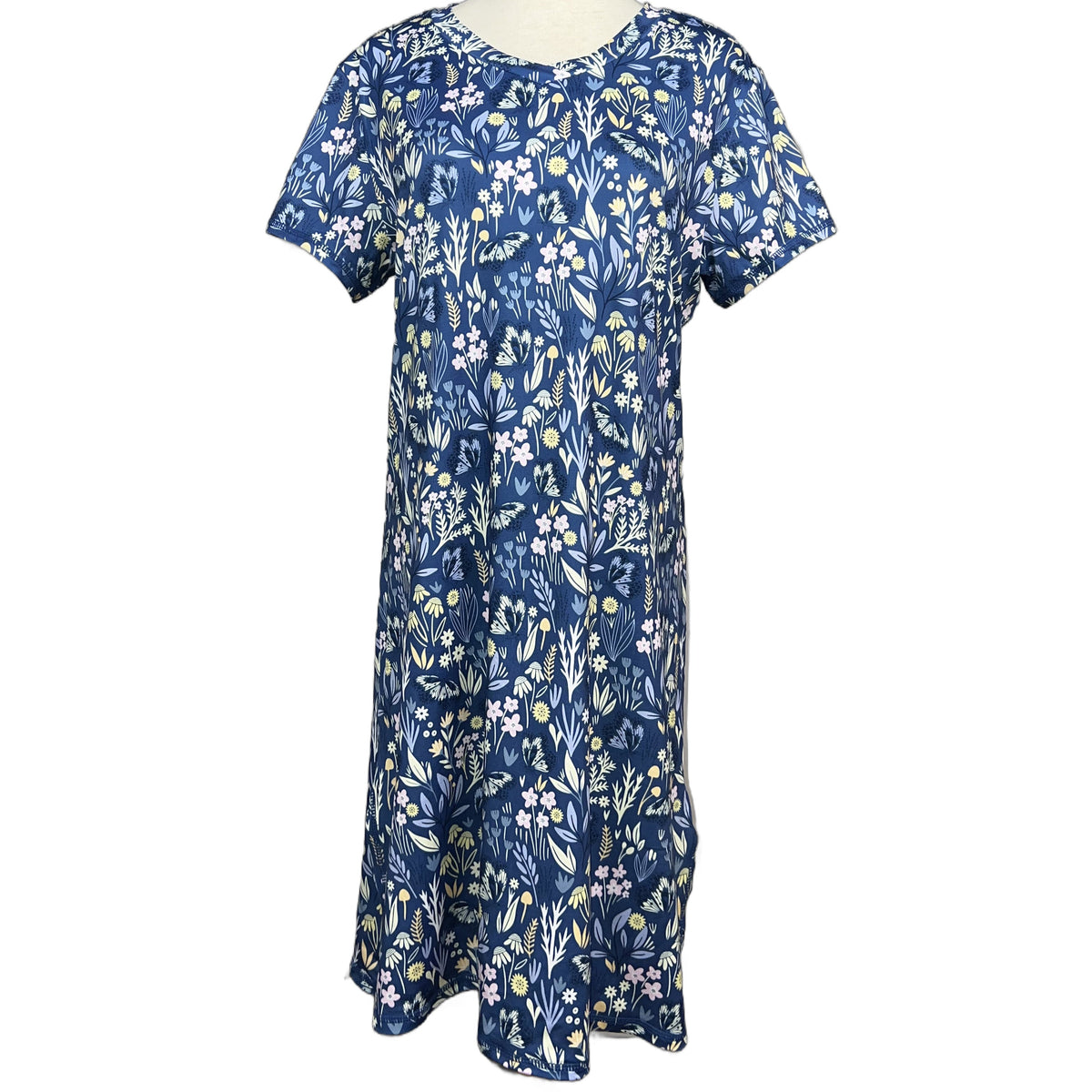 Blue Butterfly Garden Mirabeau Sleep Dress