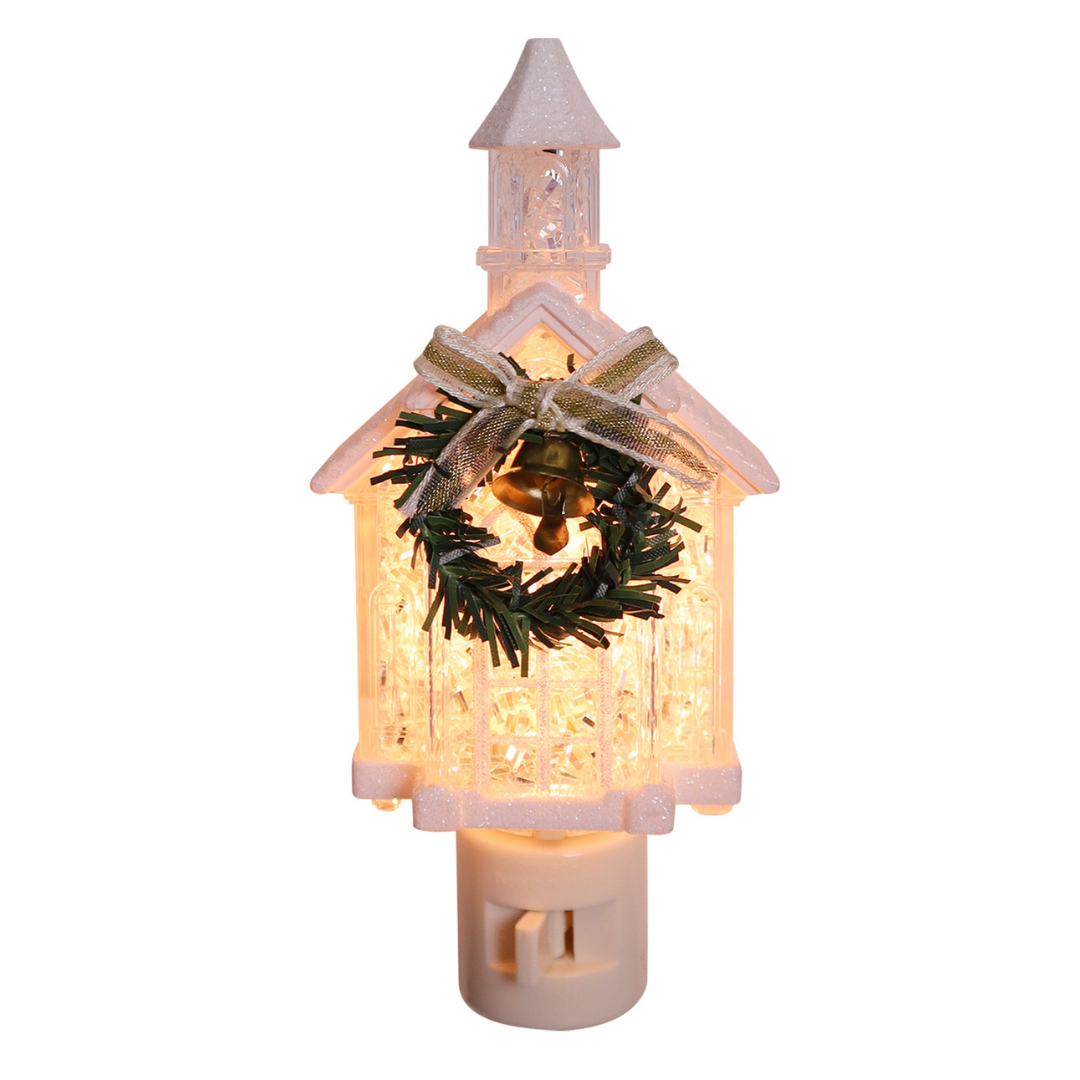 Glitter Church Nightlight - Christmas is Forever