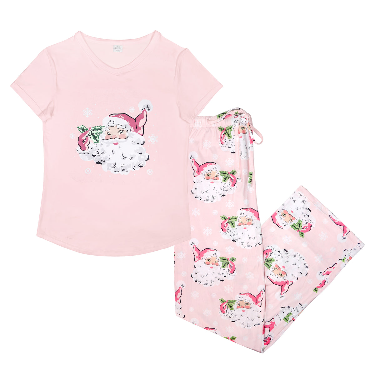 Vintage Blush St. Nick SS Loungewear Set