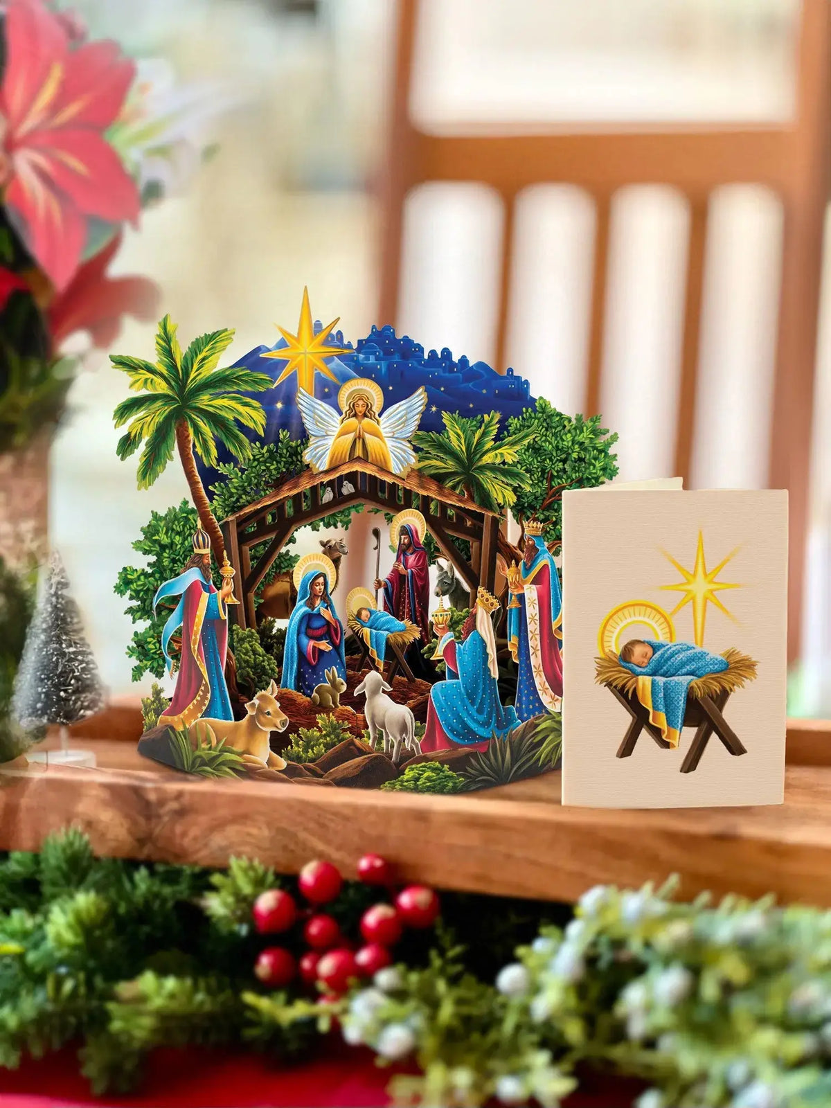 Mini Christmas Pop-Up Greeting Card — Freshcut Paper, view 4