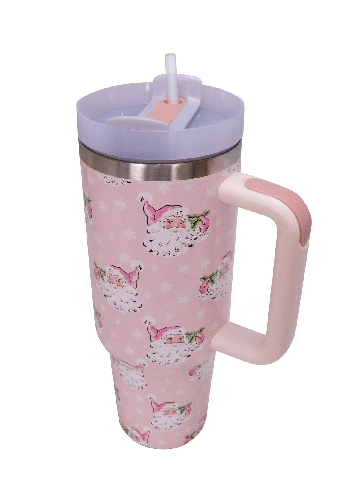 Vintage Blush St. Nick 40oz Tumbler