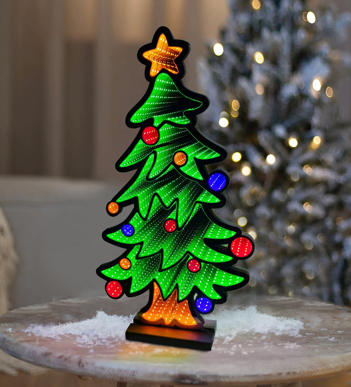Christmas Tree Infinity Mirror 25.6&quot;
