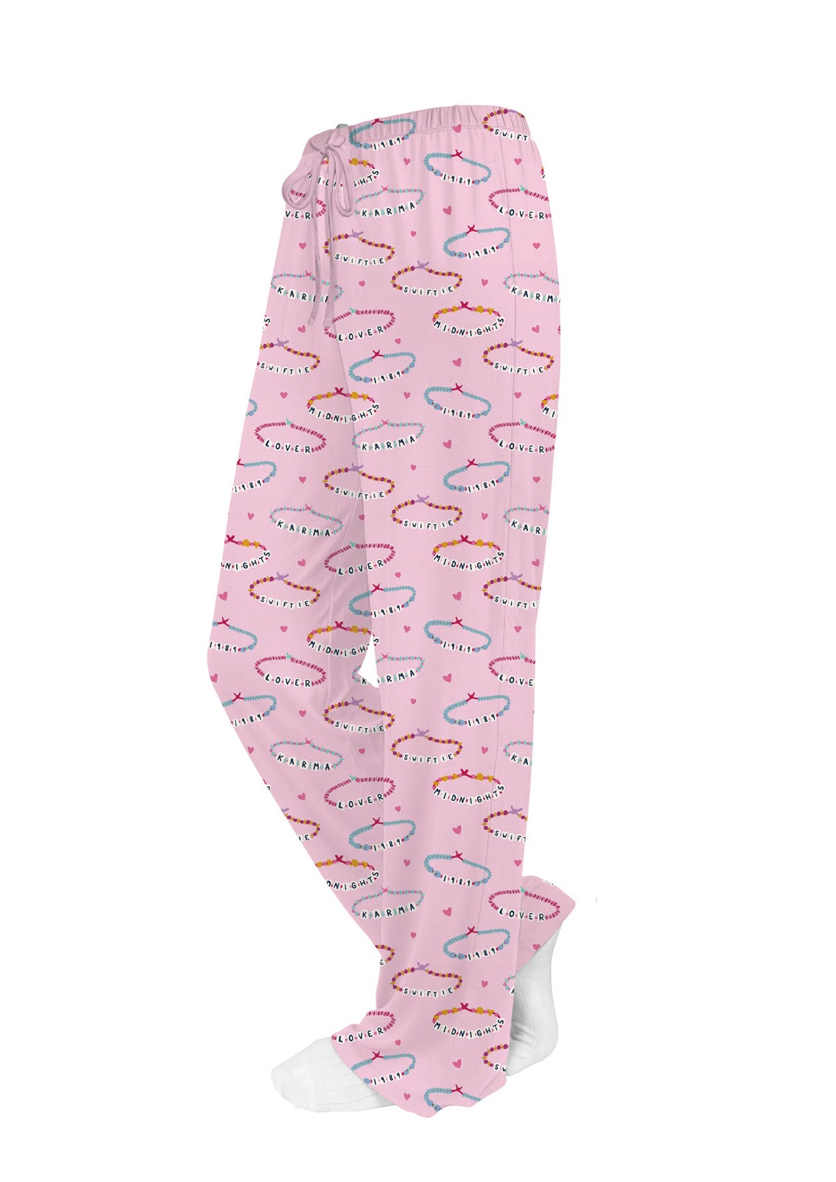 Swiftie Friendship Bracelets Pink Mirabeau Lounge Pants