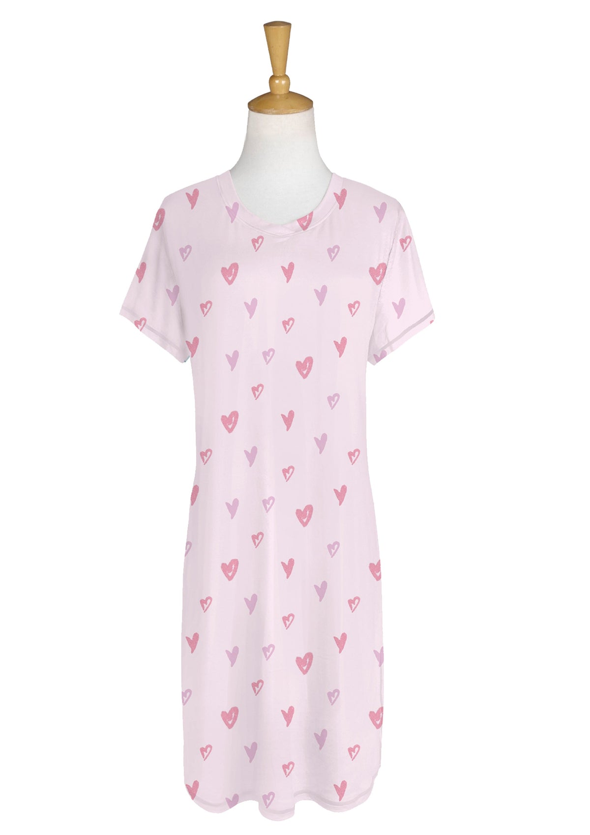 Cotton Candy Hearts Sleep Dress