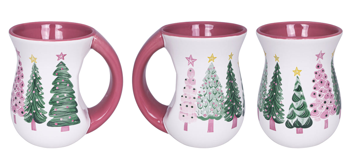 Pink Christmas Tree &amp; Cozy Dreams Cozy Mug