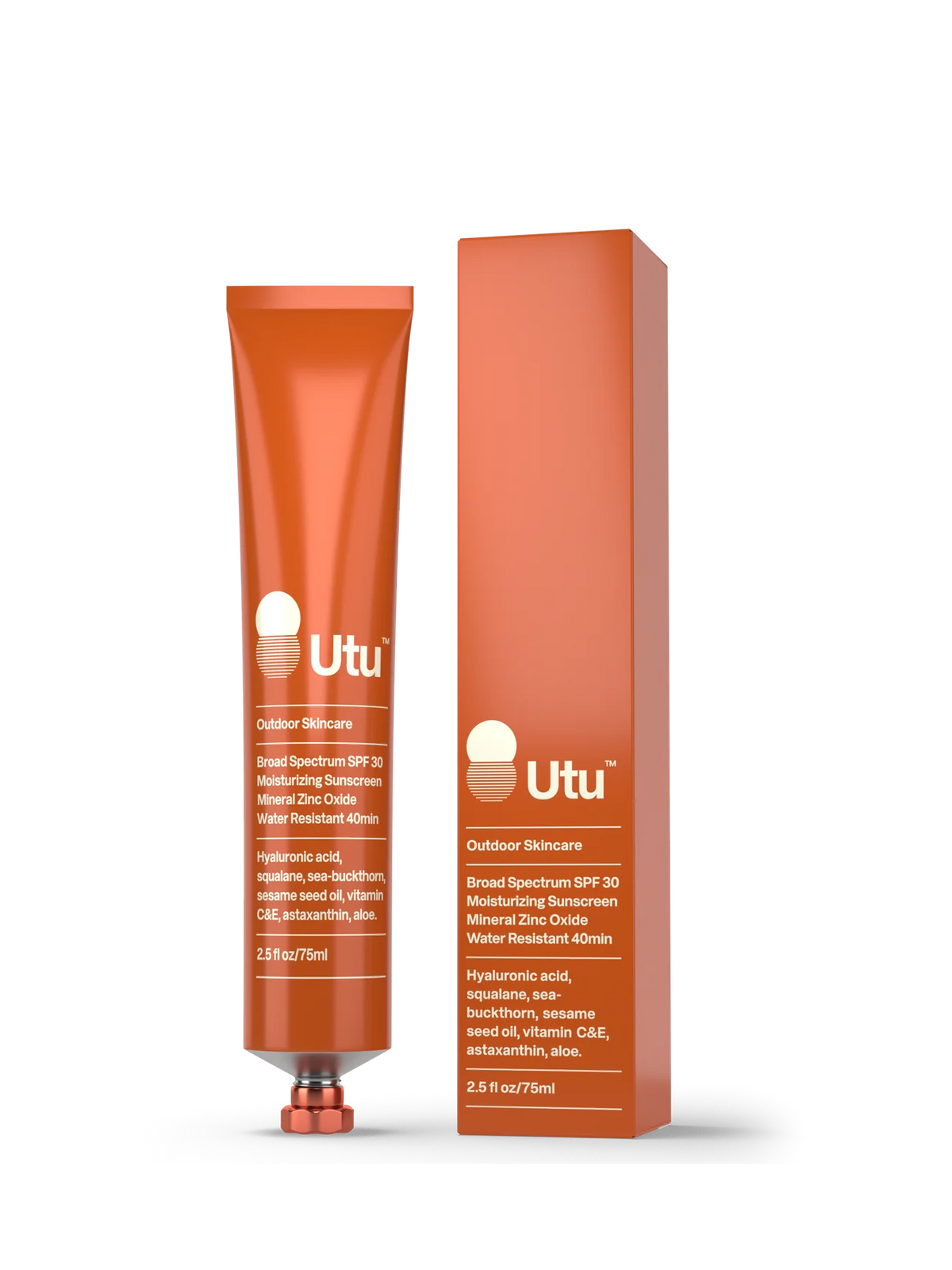 Utu Broad Spectrum SPF30 Moisturizing Sunscreen Tube 0.6 fl oz