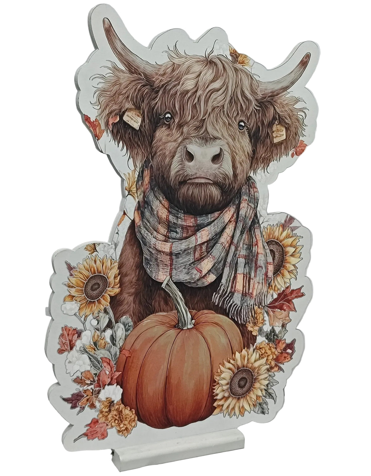 Golden Harvest Highland Cow Infinity Mirror
