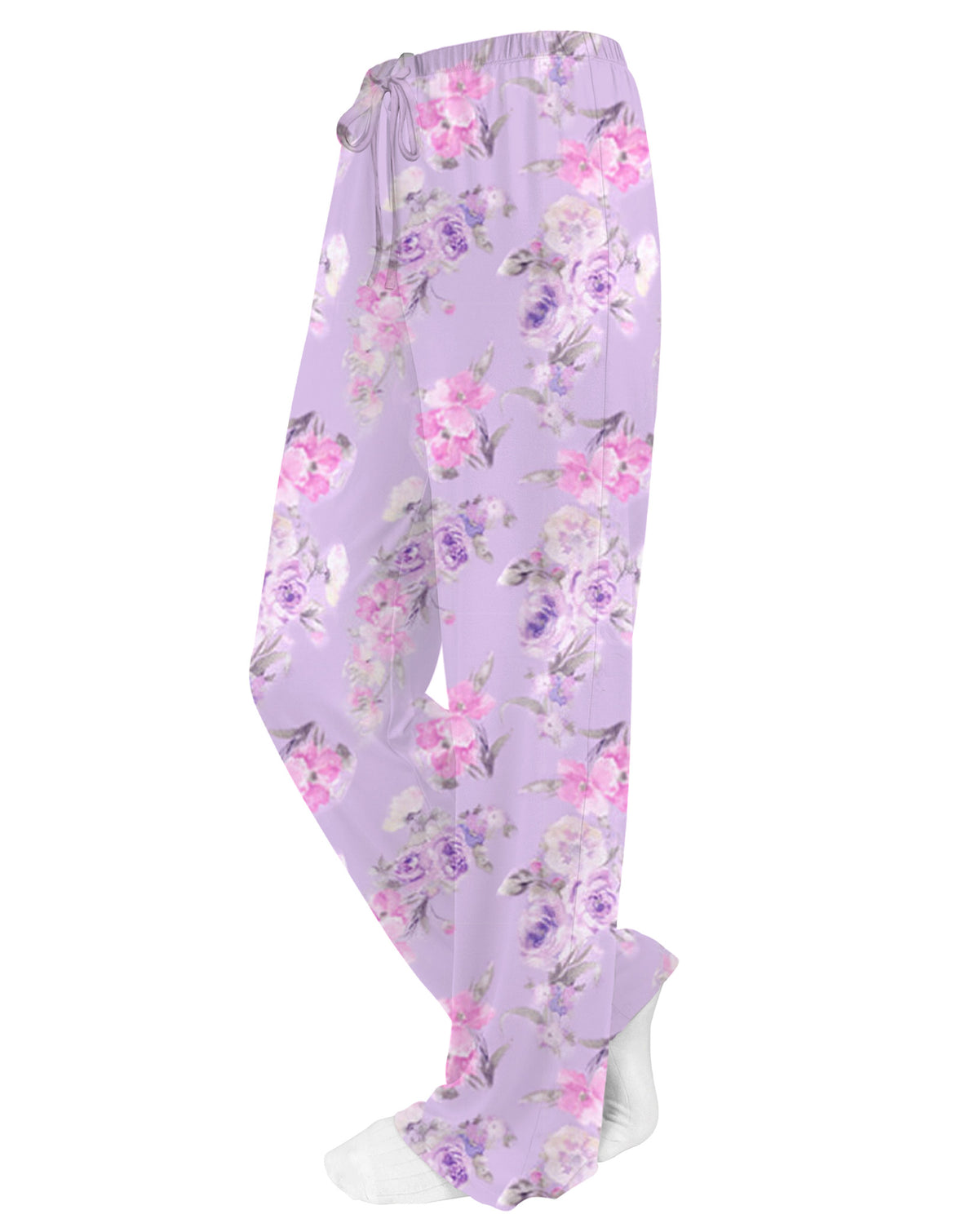 Purple Fancy Floral Mirabeau Lounge Pants