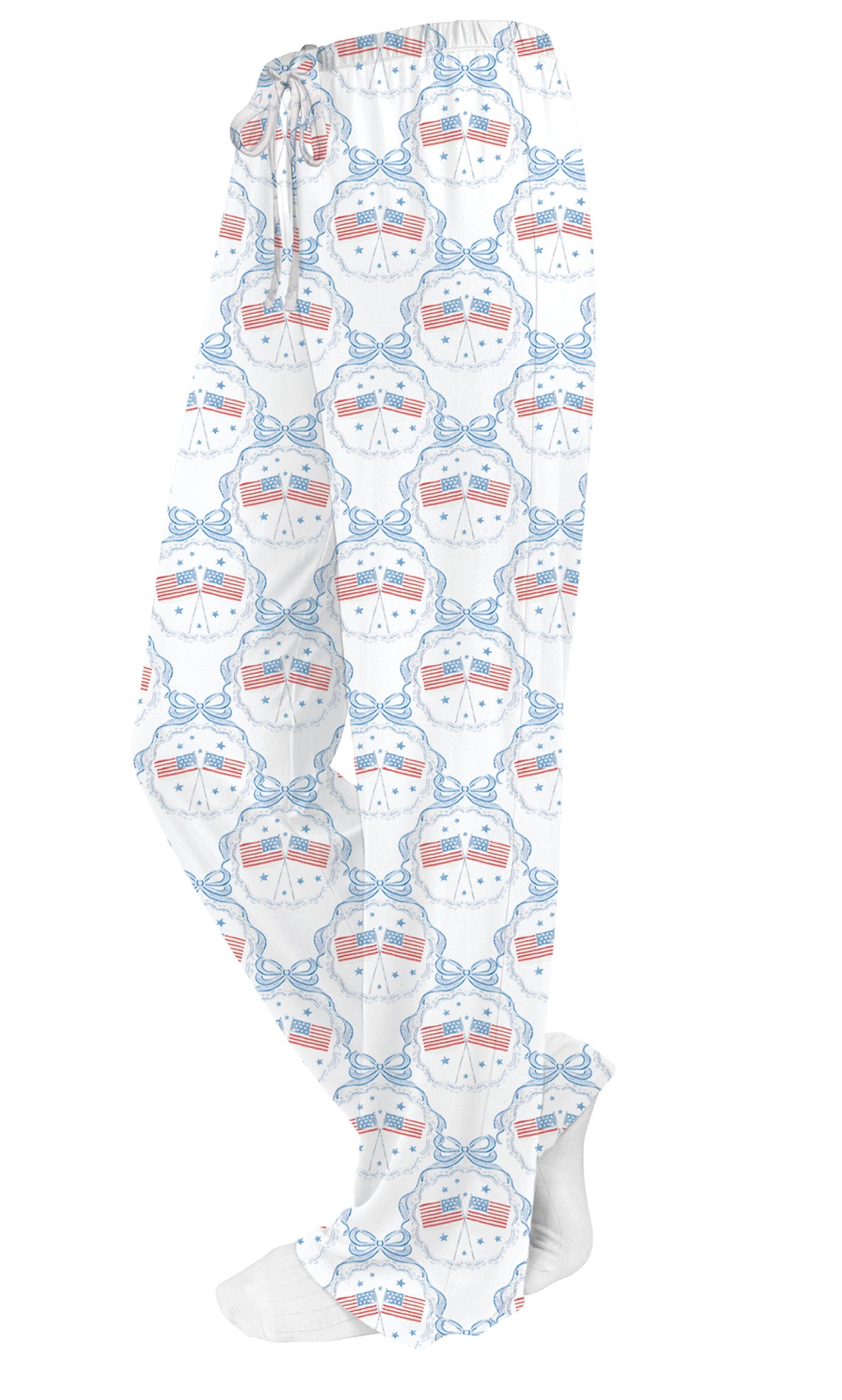 Patriotic Bows and Stars Mirabeau Lounge Pants
