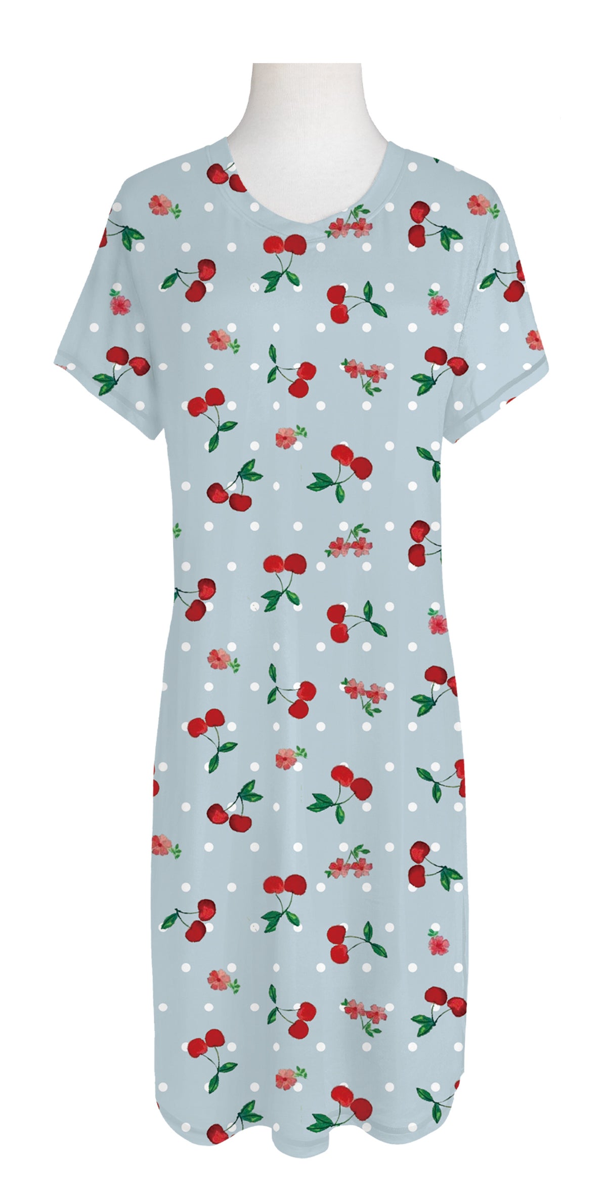 Polka Dot Cherry Sleep Dress