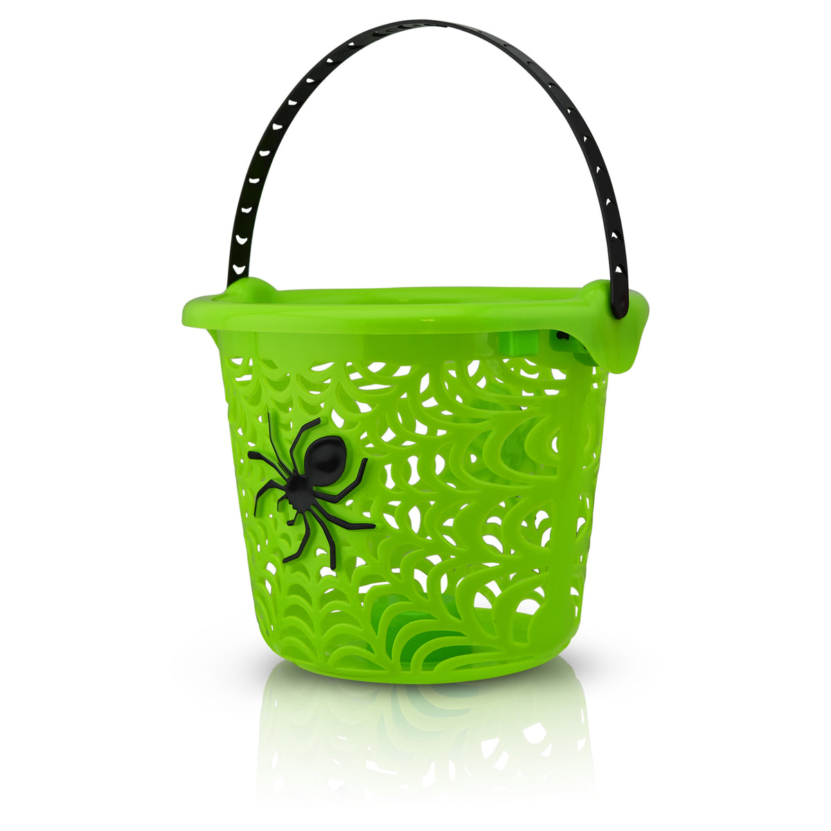 Halloween LED Spider Projection Bucket