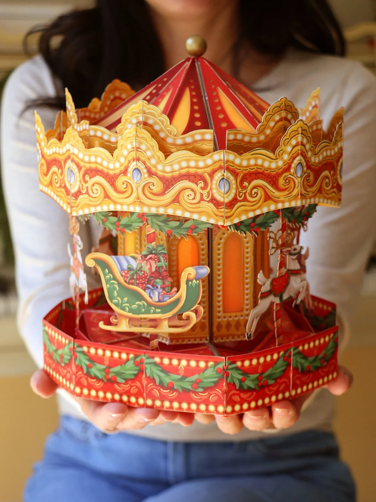 Freshcut Christmas Carousel