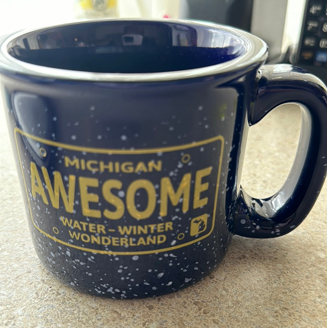 Michigan Awesome Campfire Mug
