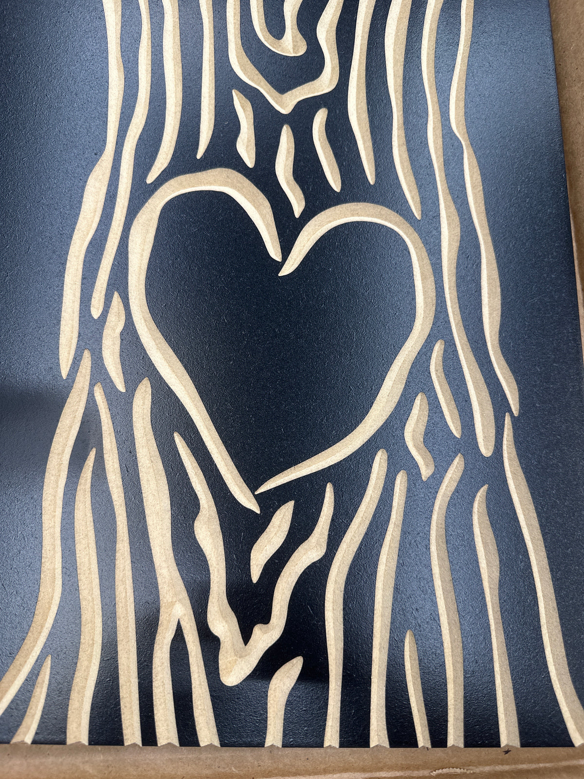 Carved Tree (laser engraving)