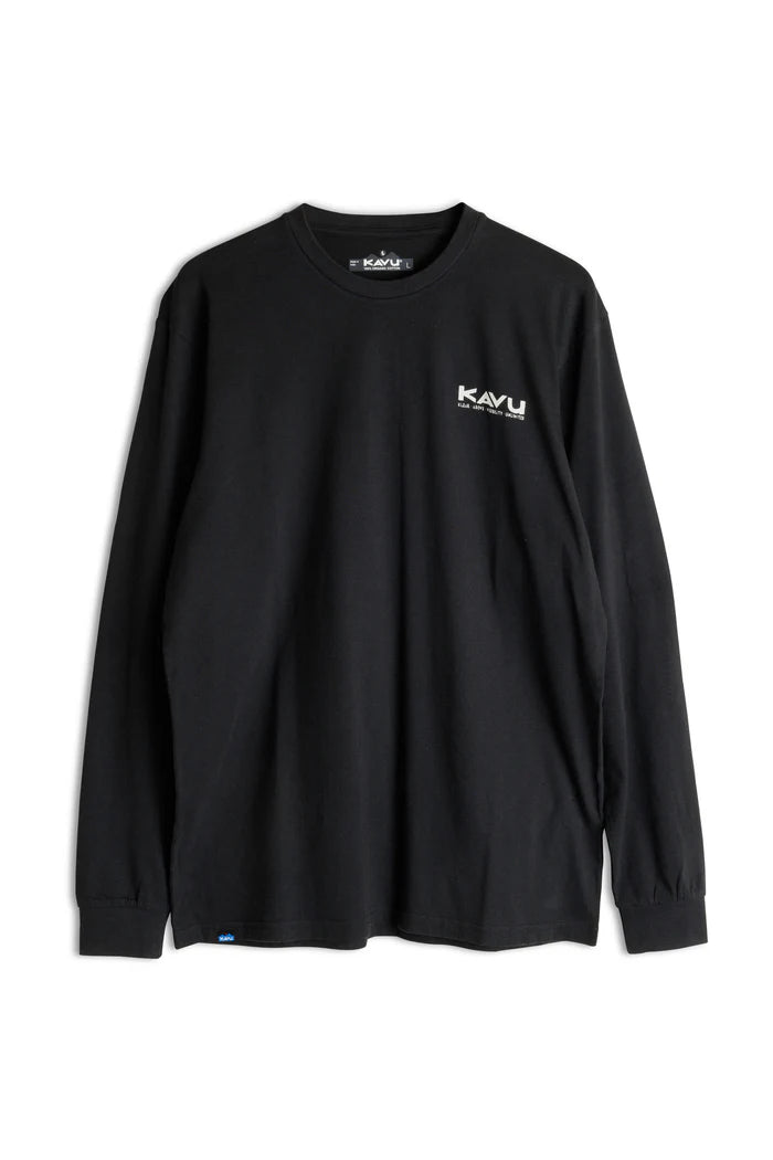 Black LS Etch Art T-Shirt