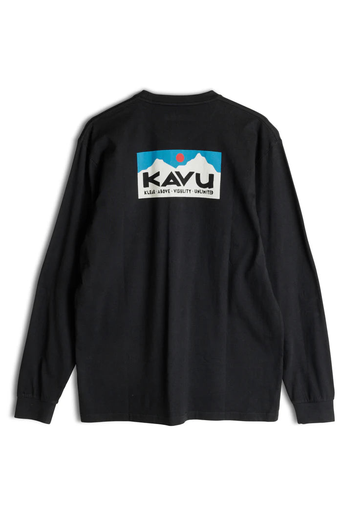 Black LS Etch Art T-Shirt