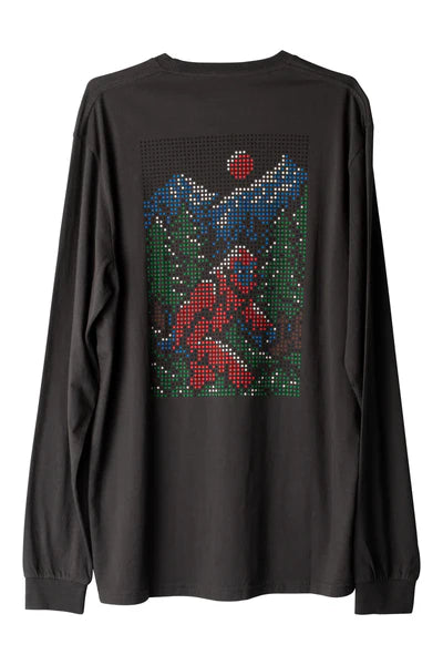 LS Black Sasquatch To Dot Shirt