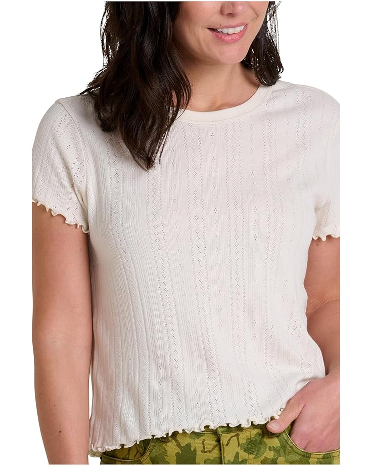Foothill Pointelle SS Baby Tee