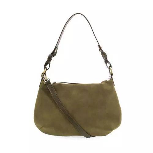Effie Faux Suede Hobo w/ Removable Braided Strap