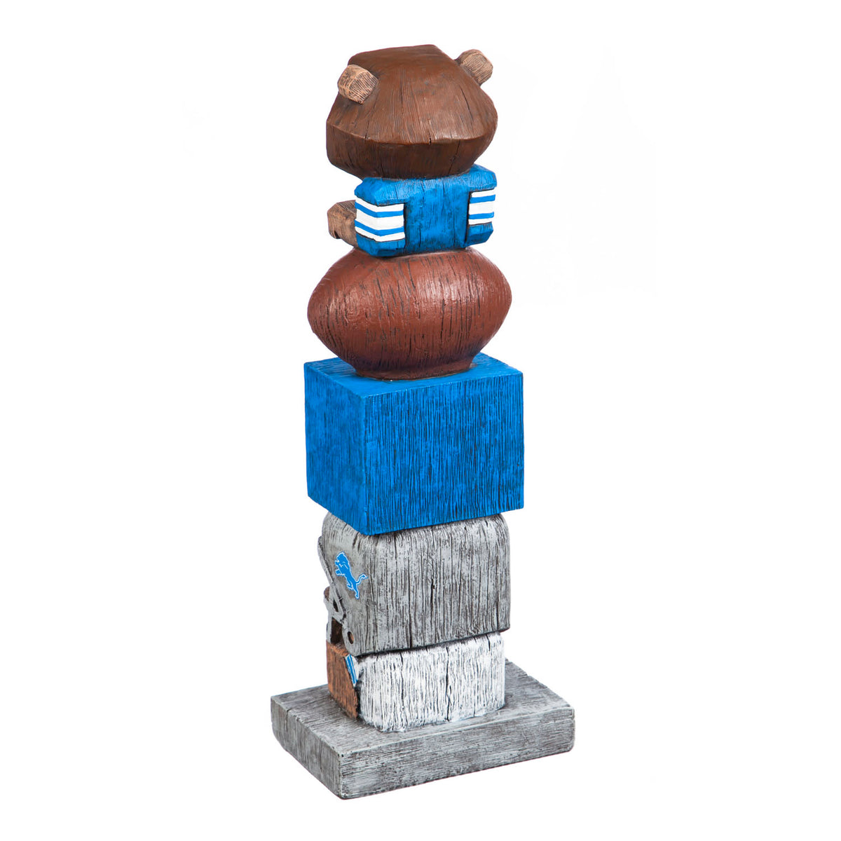 Detroit Lions Totem Garden Statue