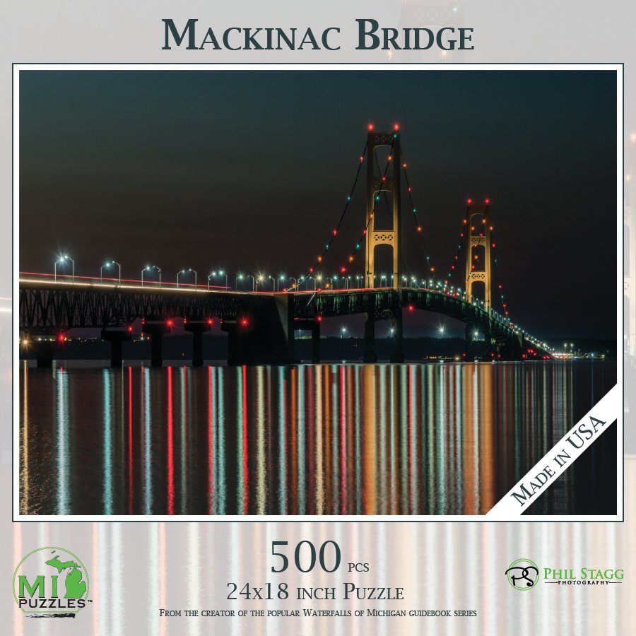 Mackinac Bridge (Night) 500 pc Puzzle