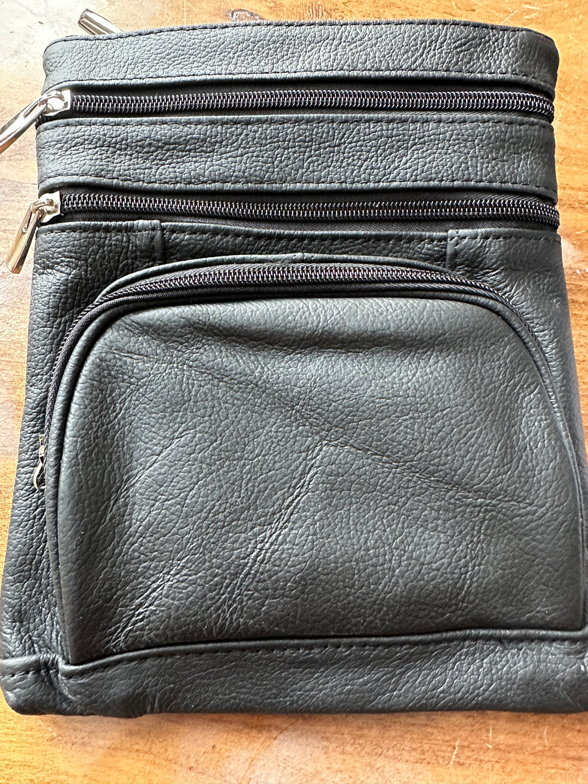 Leather Crossbody On the Go Bag