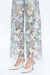 Bayeas Floral Lace High Rise Wide Leg