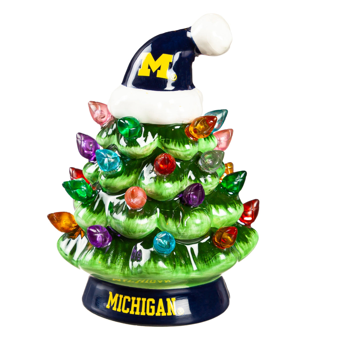 Collegiate 4&quot; Mini LED Tabletop Christmas Tree