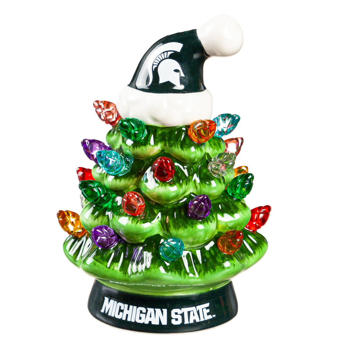 Collegiate 4&quot; Mini LED Tabletop Christmas Tree