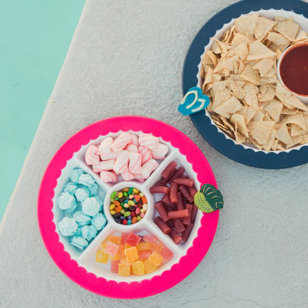 Pinstripes Melamine Divided Dish (Updated)