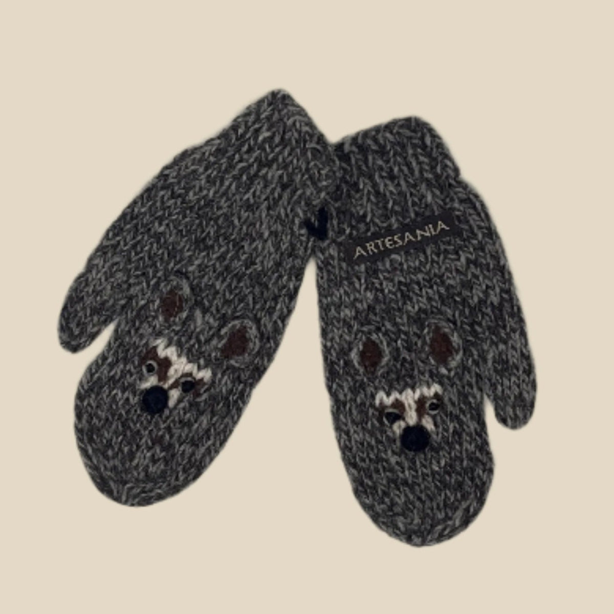 Artesania Children's Animal Mittens
