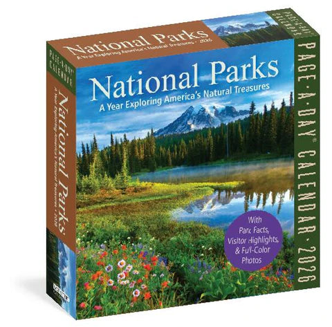 National Parks Page-A-Day Calendar 2026