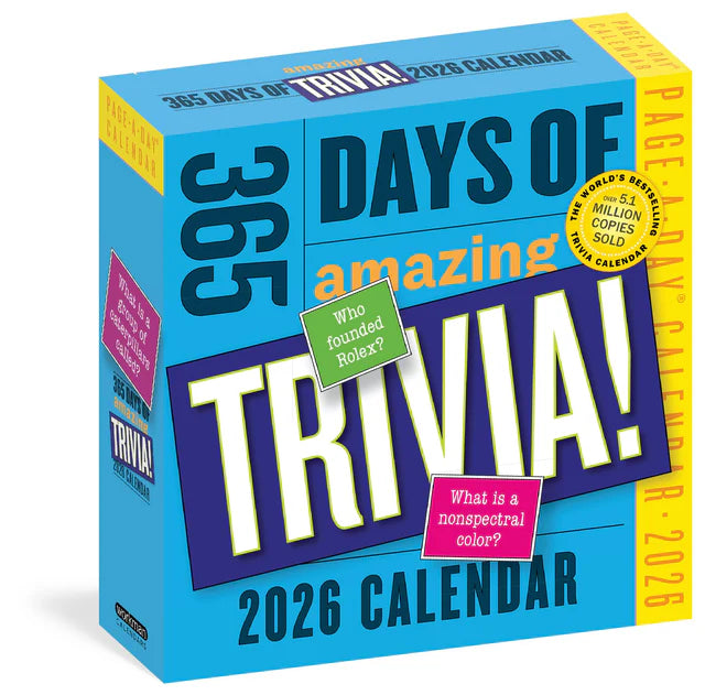 365 Days of Amazing Trivia Page-A-Day Calendar 2026