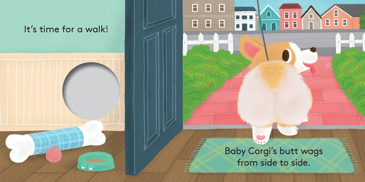 Baby Corgi Butt Finger Puppet Book