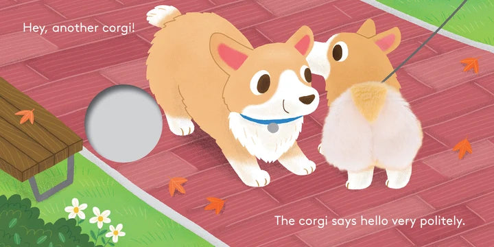Baby Corgi Butt Finger Puppet Book